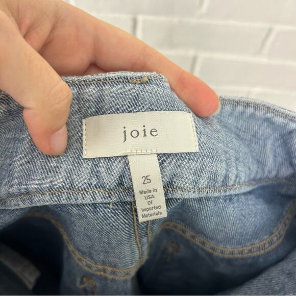 Joie Gabriel Thames Two Toned Patch Pocket Button Fly Jeans Size 25 - Picture 4 of 12